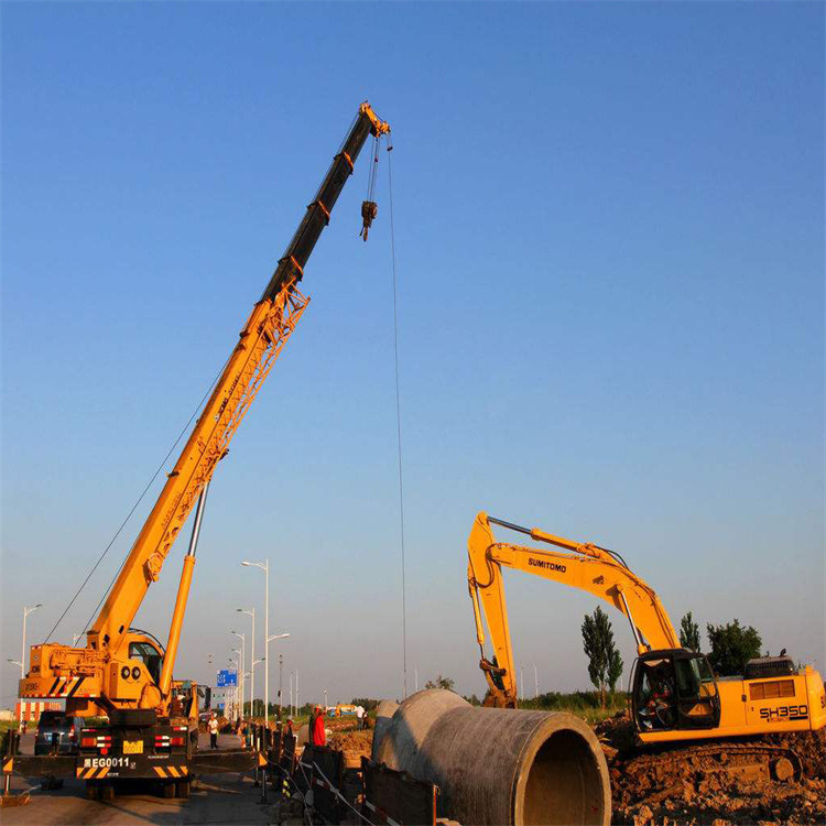 济阳25吨吊车吊8吨,最远吊多少米